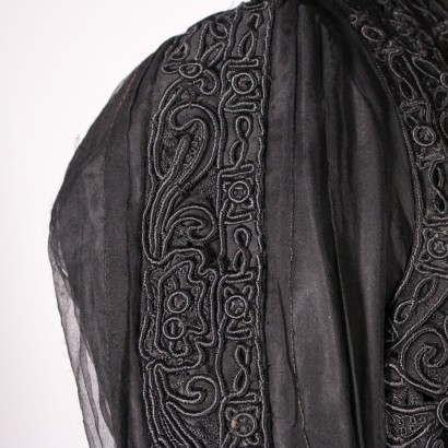 Vintage Chiffon Bolero with Embroidery Second Half 19th Century