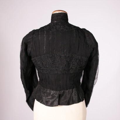 Bolero Vintage Chiffon Und Stickereien