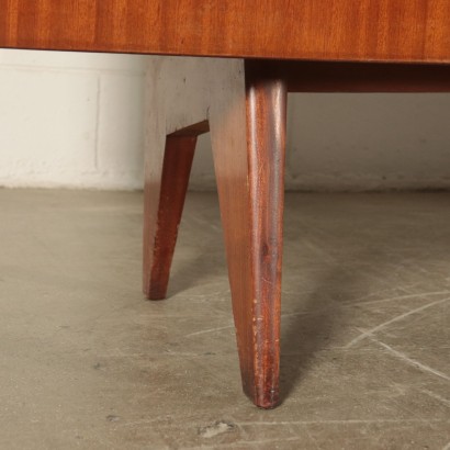 Vintage Mahogany Veneer Cupboard Italy 1950's