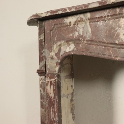 Marble fireplace