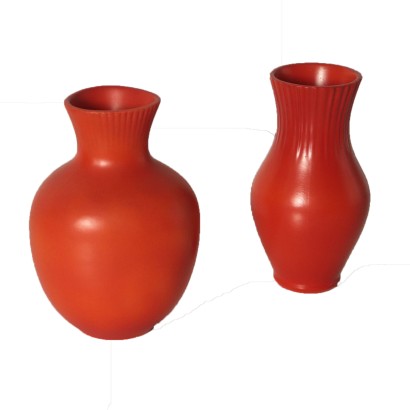 Deux Vases Richard - Ginori Céramique Italie Années 50