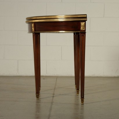 Table murale Placage d'Acajou Bronze Tissu '800