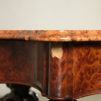 Mahogany Tilt-top Table Italy Mid 19th Century