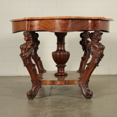 Mahogany Tilt-top Table Italy Mid 19th Century