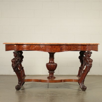 Mahogany Tilt-top Table Italy Mid 19th Century