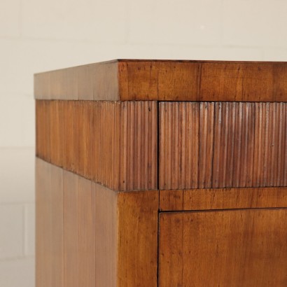 Walnut Slab Chest Italy 20th Century