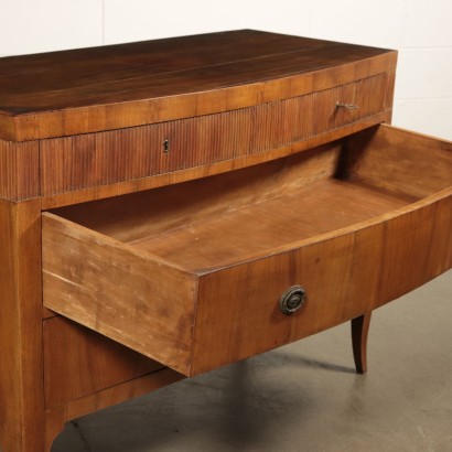 Walnut Slab Chest Italy 20th Century