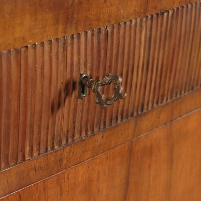 Walnut Slab Chest Italy 20th Century