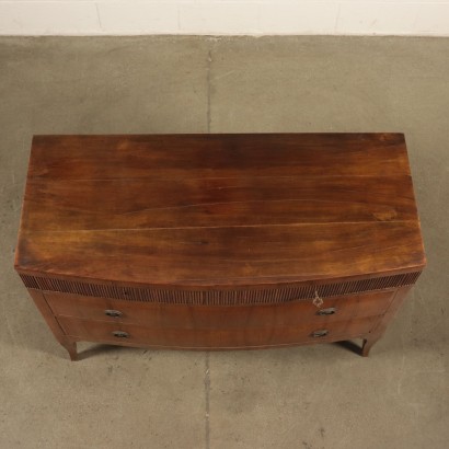 Walnut Slab Chest Italy 20th Century