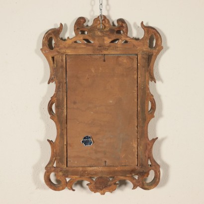 Gilded Wood Mirror Italy Mid 19th Century