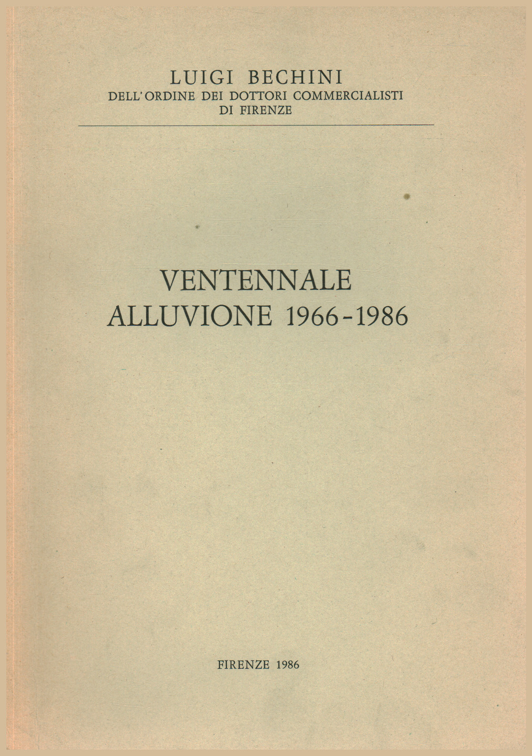 Vingt ans d'inondation, 1966-1986, s.un.