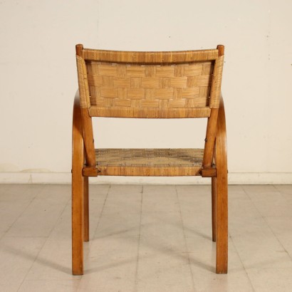 Vintage Beech Chair Italy 1940's