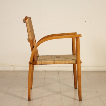 Vintage Beech Chair Italy 1940's