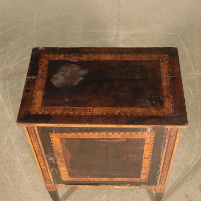 Maple Bedside Table Italy Late 18th Century