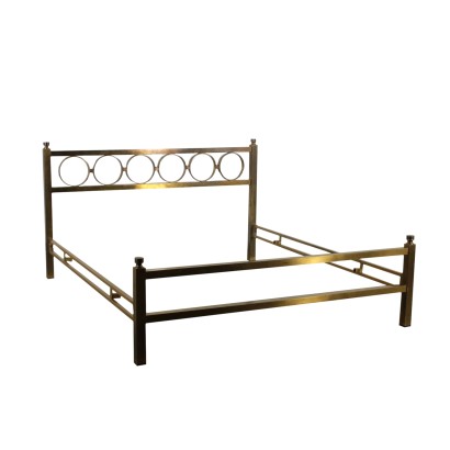 Vintage Brass Doublebed Italy 1960's