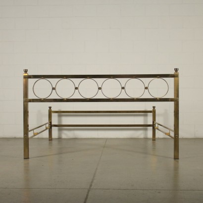 Vintage Brass Doublebed Italy 1960's