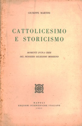 Cattolicesimo e storicismo