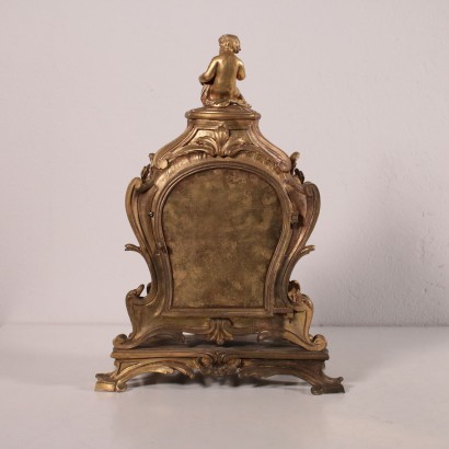 Horloge Baroque de Table Bronze Ciselé Doré France '800