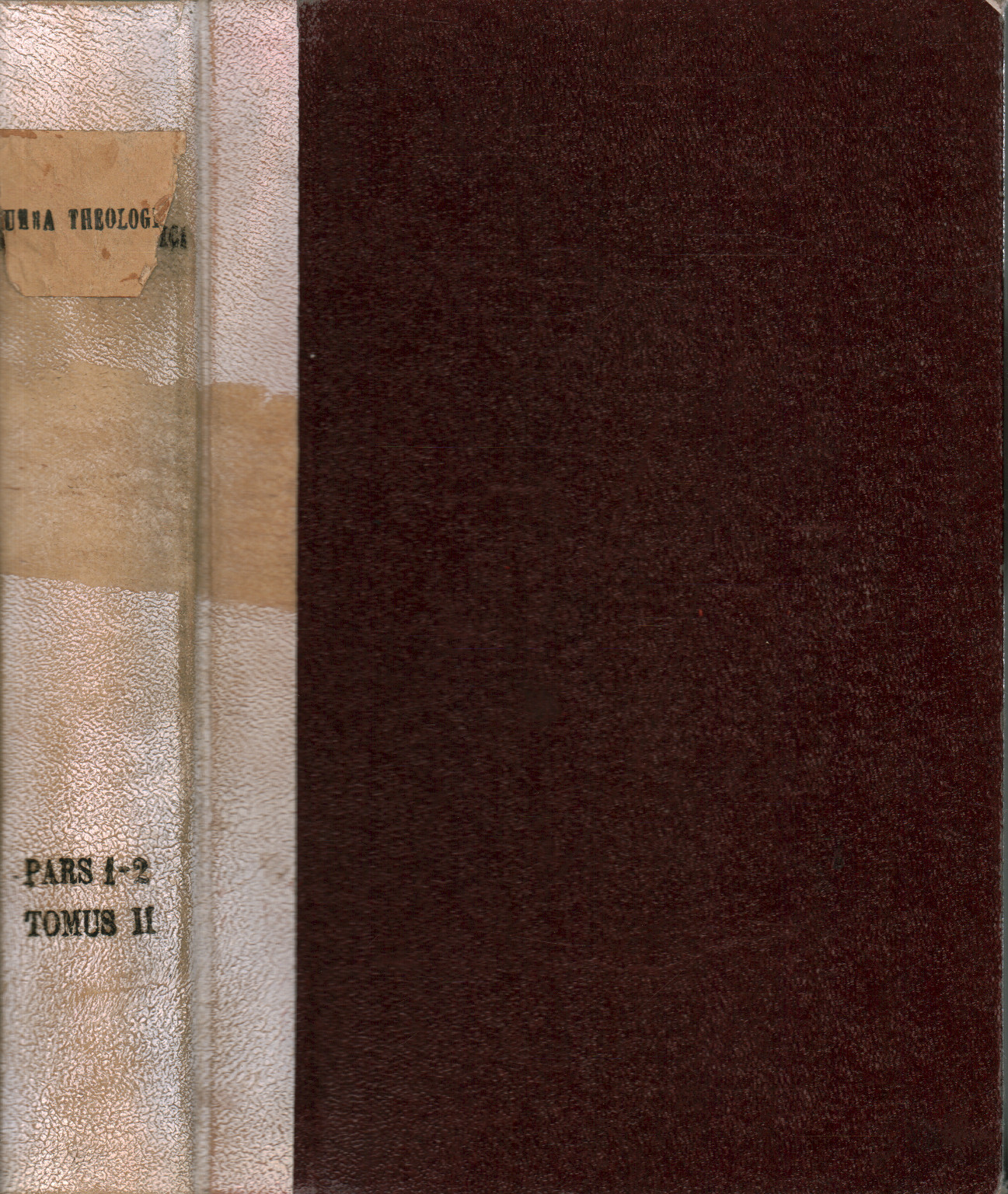 Summa Theologica (Parte prima parte seconda tomo, s.a.