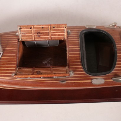 Vintage Wooden Boat Mid 20th Century