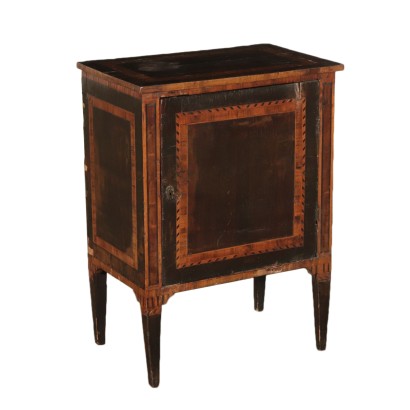 Maple Bedside Table Italy Late 18th Century