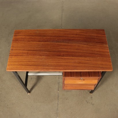 Rosewood Veneer Desk Italy 1960's