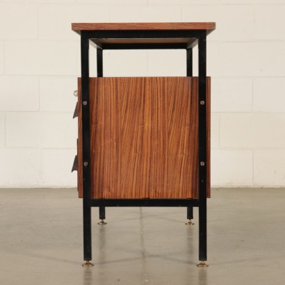 Rosewood Veneer Desk Italy 1960's