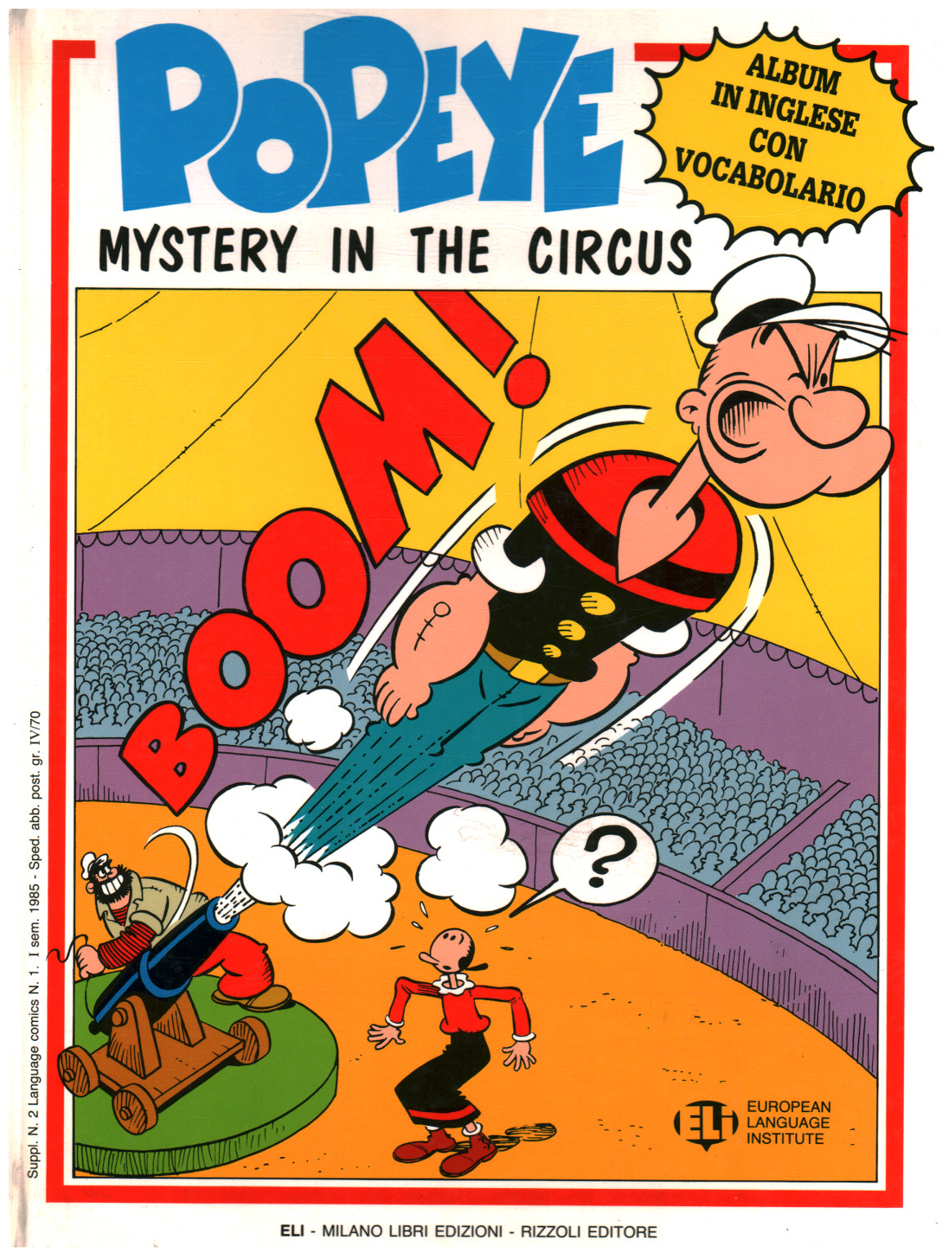 Popeye. Mistery in the circus, s.a.