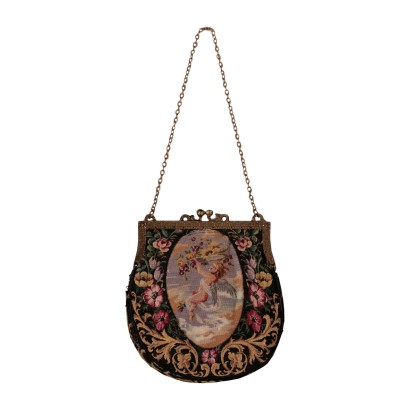 Vintage Embroidered Purse Early 20th Century