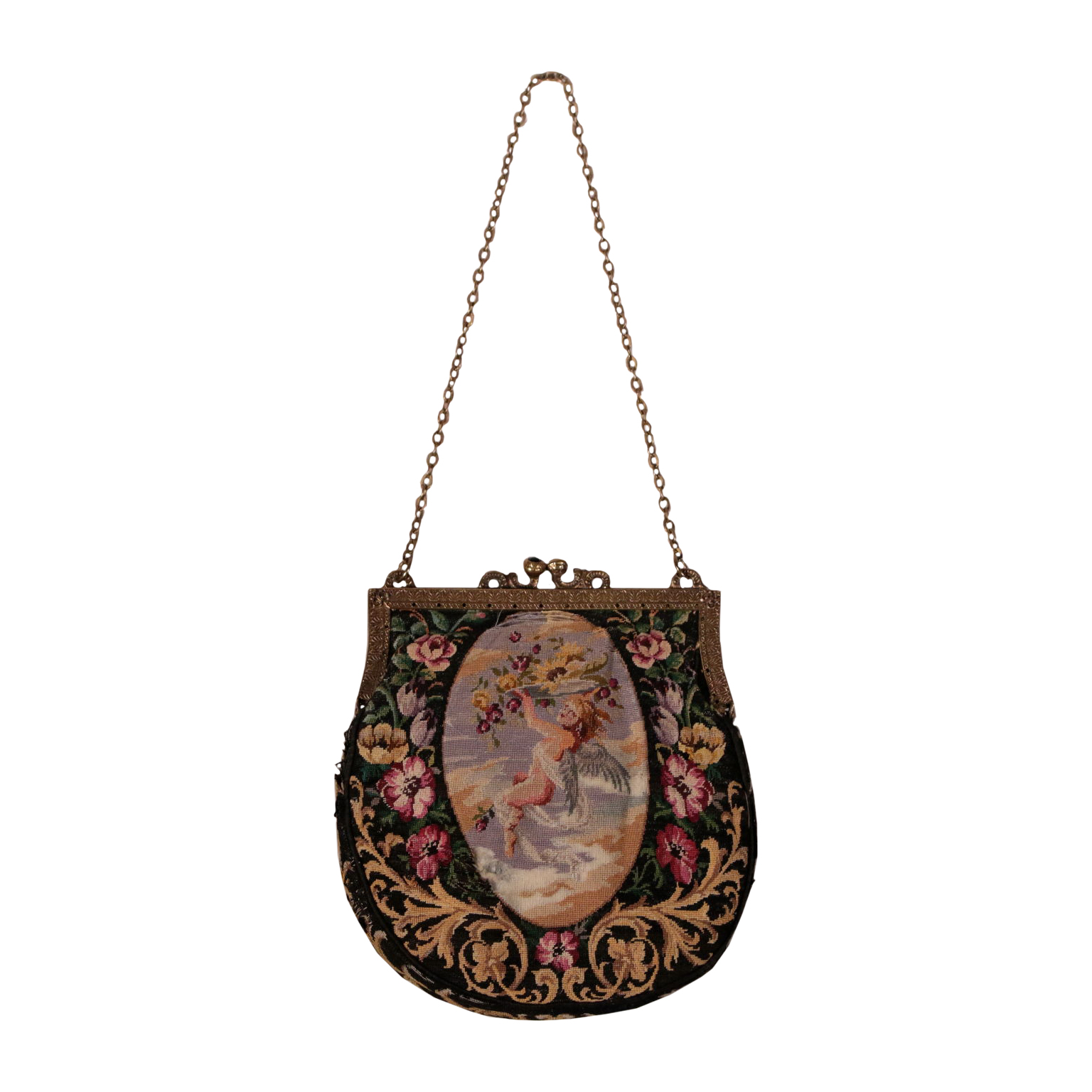 Sac main vintage du d but des ann es 1900 brod v tements et