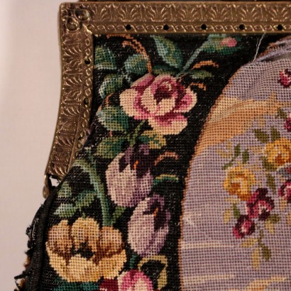 Vintage Embroidered Purse Early 20th Century