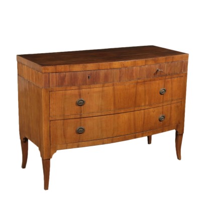 Walnut Slab Chest Italy 20th Century