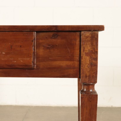 Neoclassical Solid Walnut Desk Italy 18th Century