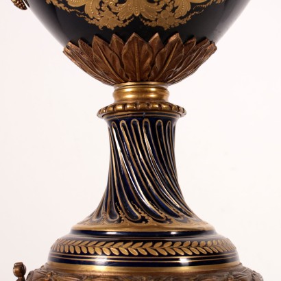 Glazed Ceramic Vase Napoleon III 19th Century