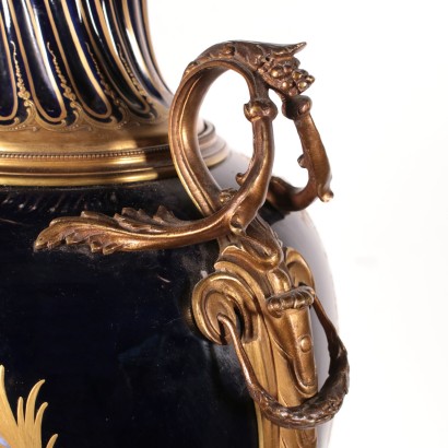 Glazed Ceramic Vase Napoleon III 19th Century