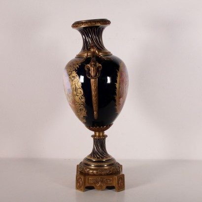 Glazed Ceramic Vase Napoleon III 19th Century