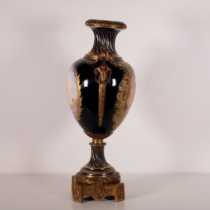 Glazed Ceramic Vase Napoleon III 19th Century