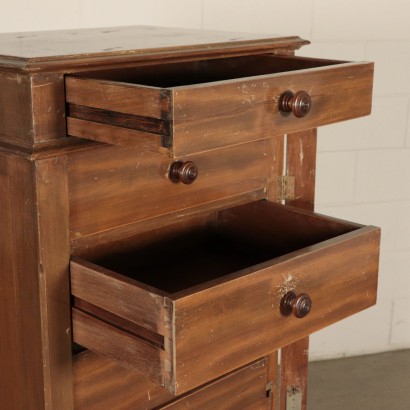 Walnut File Cabinet Italy 20th Century