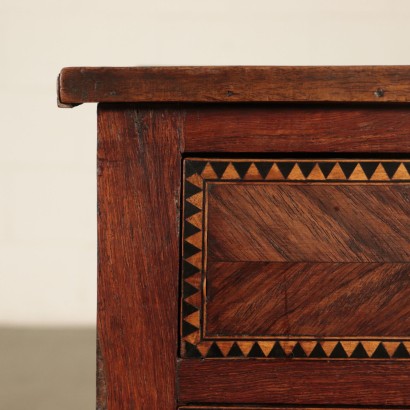 Walnut Veneer Sidetable France Early 20th Century