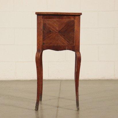 Walnut Veneer Sidetable France Early 20th Century