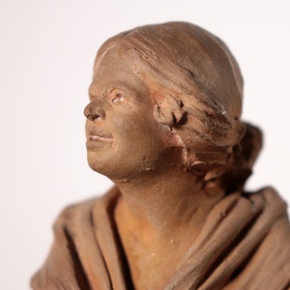 Sculpture Giuseppe Vaccaro Terre Cuite Italie '800