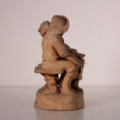 Earthenware Sculpture by Giuseppe Vaccaro Italy 19th Century