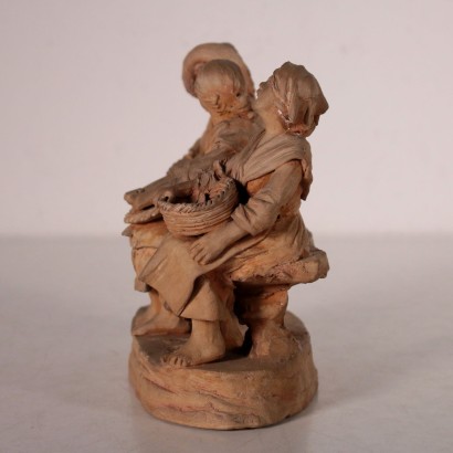 Earthenware Sculpture by Giuseppe Vaccaro Italy 19th Century