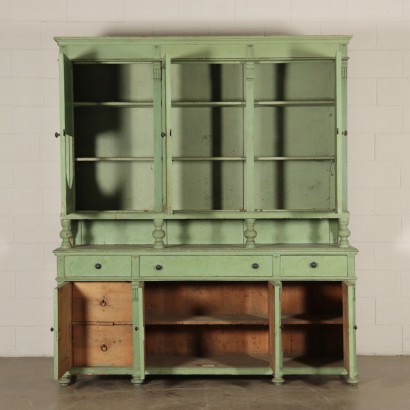 Credenza laccata verde