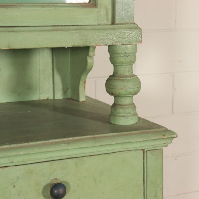 Credenza laccata verde