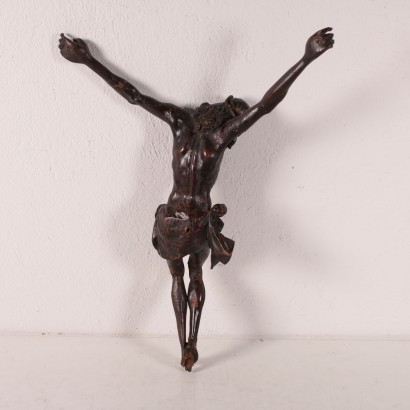 Crucifix Bois de Tilleul sculpté Italie '700