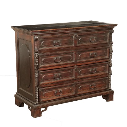 Walnut Chest of Drawers Italy 18th Century