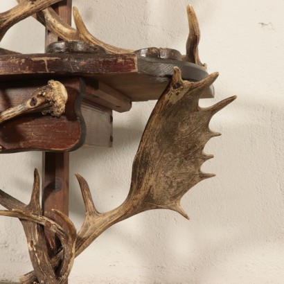 Silver Fir Wall Gun Rack Italy 20th Century