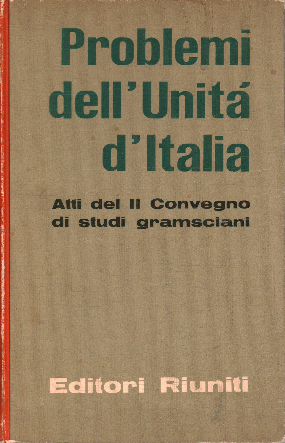 Problemas de la Unificación de Italia, s.a.