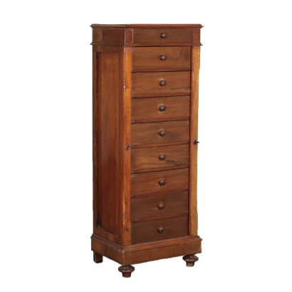 Armoire de Bureau Placage de Noyer Italie '900